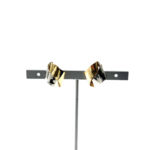 Pt850K18 バイカラー クリップ式イヤリング 約3.0g ゴールド 750 プラチナ レディース アクセサリー 耳飾り 買45000