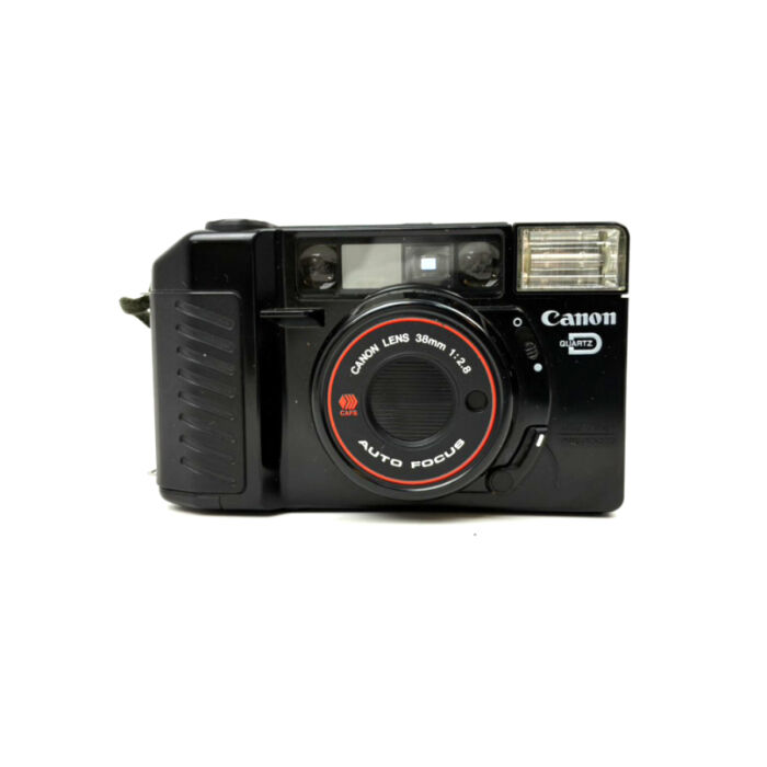 キヤノン オートボーイ2 コンパクトフィルムカメラ ブラック系 動作未確認 ジャンク キヤノン ヴィンテージ Autoboy Canon 買500