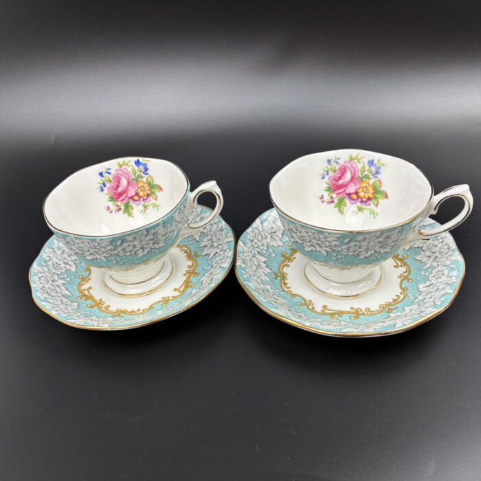 ロイヤルアルバート カップ＆ソーサー 2客 エンチャントメント 食器 コーヒーカップ ティーカップ C&S ROYAL ALBERT