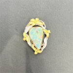 K18 Pt900 オパールペンダントトップ O16.59ct 買235000