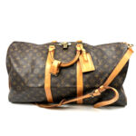LV ルイヴィトン モノグラム キーポル・バンドリエール55 M41414 ボストンバッグ 旅行鞄 かばん 大容量 LOUIS VUITTON 買25000