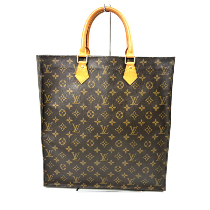 LV ルイヴィトン モノグラム サックプラ M51140 トートバッグ ハンドバッグ レディース 鞄 かばん 社外修理品 LOUIS VUITTON 買3000