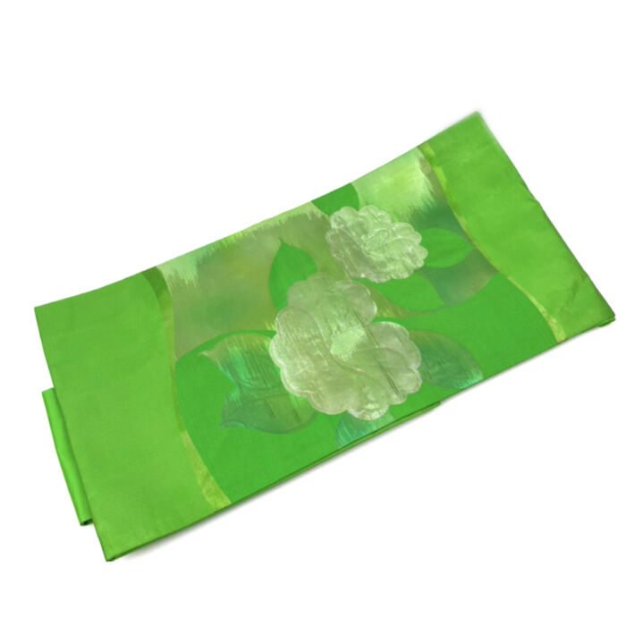着物 帯 緑