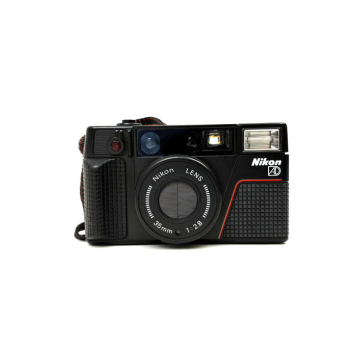 ニコン コンパクトフィルムカメラ L35AD2 ブラック系 光学機器 ヴィンテージ 動作未確認 ジャンク Nikon 買1000