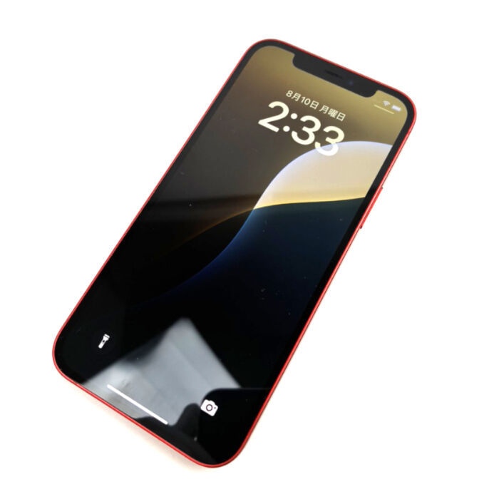 アップル アイフォン12 MGHW3JA バッテリー83％ 128GB レッド系 携帯電話 スマートフォン iPhone IMEI〇 Apple 買12000