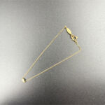 K18 1Pダイヤ チェーンブレスレット ダイヤ0.06ct 約0.8g ゴールド 750 GOLD レディース アクセサリー 腕飾り 装飾品 買14000