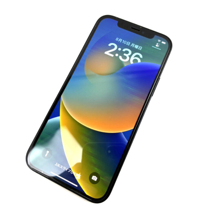 アップル アイフォン12 MGHU3JA バッテリー78％ 128GB ブラック系 携帯電話 スマートフォン iPhone IMEI〇 液晶不良 Apple 買12000