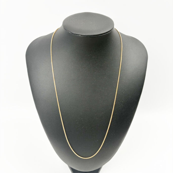 K18 細喜平 ロングチェーンネックレス 約5.9g イエローゴールド 750 GOLD レディース アクセサリー 首飾り 装飾 買80000