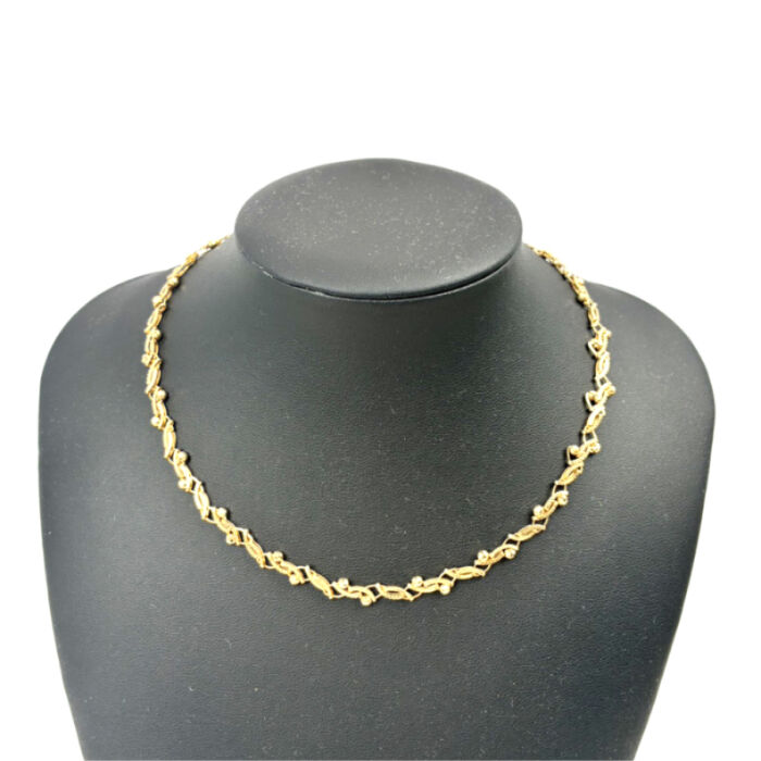K18 デザインチェーンネックレス 約13.0g イエローゴールド 750 GOLD レディース アクセサリー 首飾り 装飾 買180000
