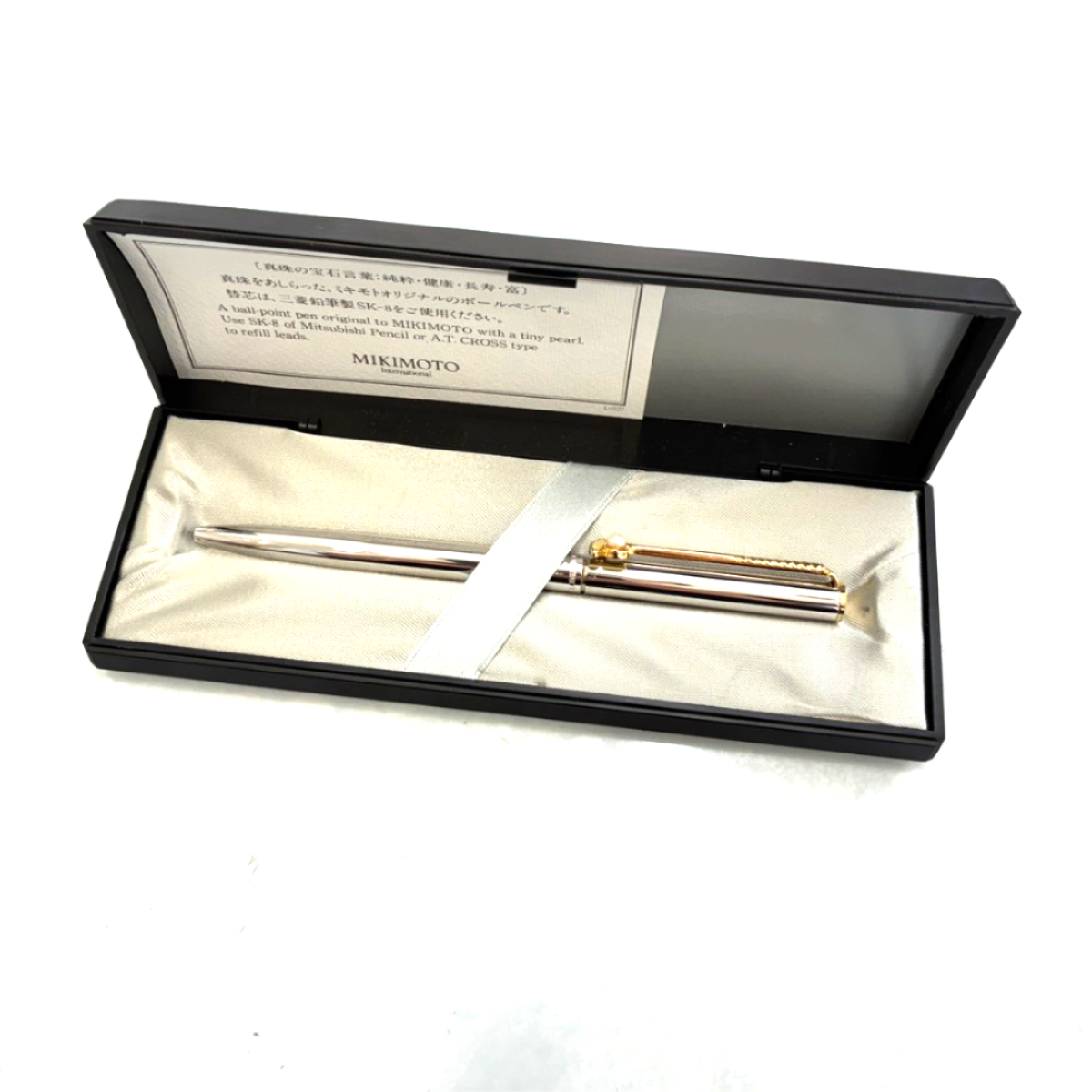 ミキモト シルバー925 銀製 ボールペン SILVER925 ラピスラズリ ミキモト/ボールペン/シルバーカラー/文房具 筆記用具/MIKIMOTO