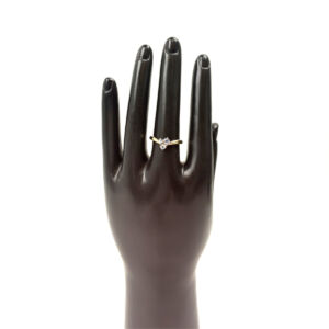 ジュエリーマキ K9 石付きリング 約1.4g イエローゴールド レディース アクセサリー 指輪 装飾品 JEWELRY MAKI 買10000