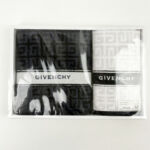 ジバンシー タオルセット フェイスタオル+ゲストタオル GR15213 B アトンポレル 男女兼用 ロゴ入り ジバンシィ GIVENCHY