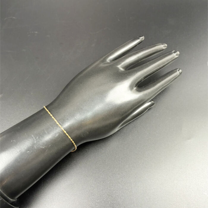 ジュエリーマキ K18 デザインチェーンブレスレット JEWELRY MAKI 買15000