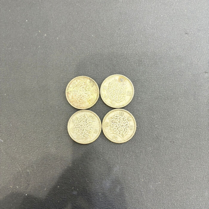 稲穂100円銀貨×4枚 買2000