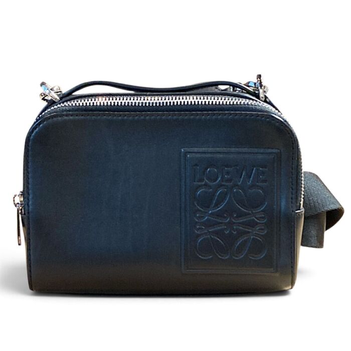 LOEWE MINI camera crossbody bag ブラック 115000円