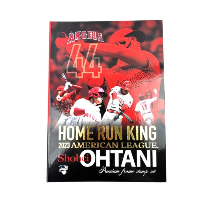大谷翔平 2023年 ホームラン王 受賞記念ポストカード+切手セット ロサンゼルス・エンジェルス 冊子 野球 メジャー コレクション 買500