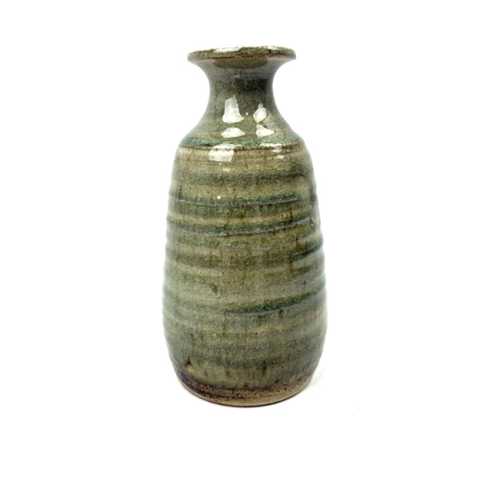 加藤 舜陶 作 灰釉花生 買500