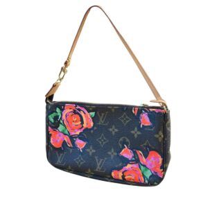 LOUIS VUITTON ルイヴィトン モノグラムローズ ポシェットアクセソワール 使用感有 60000円