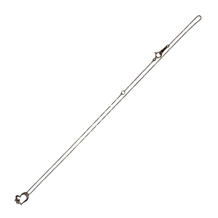 K18WG ハートトップネックレス 買取24000円 画像